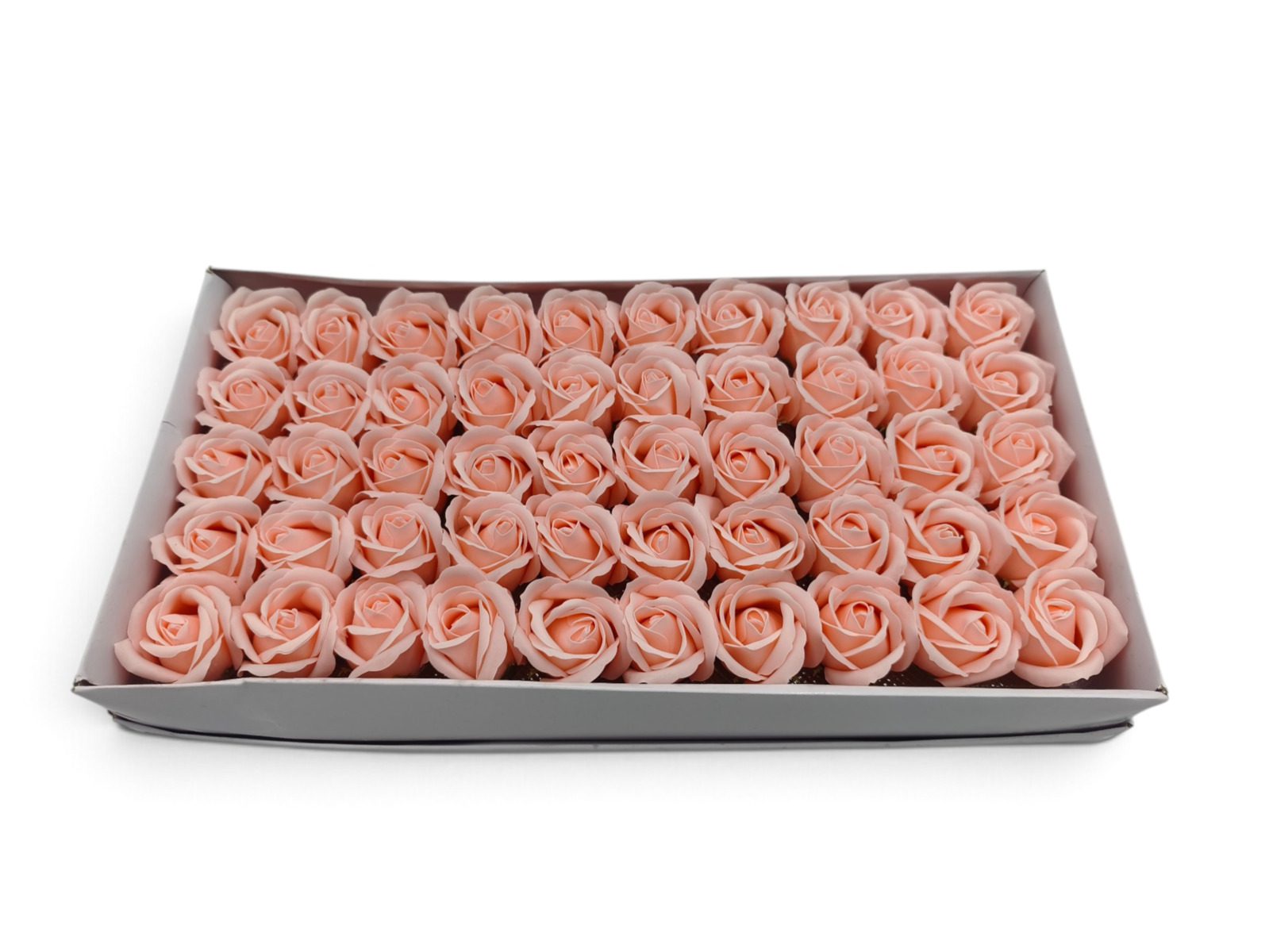 136.000037 CAIXA C/50 ROSAS SABAO DIA. 5CM COR: - Image 1