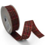FITA XADREZ 2.5CMX20MT COR:BORDO/PRETO
