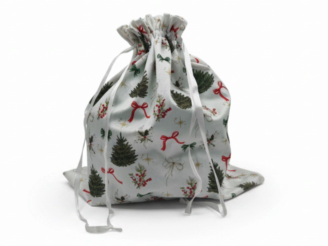 5561 A. SACO VELUDO MOTIVOS NATAL 38X42CM - Image 1