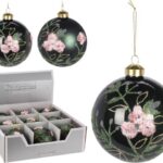 BOLA NATAL 10CM COR:VERDE