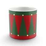 VASO CERAMICA MOTIVO NATAL