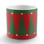 VASO CERAMICA MOTIVO NATAL
